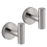 Bathroom Towel Hook SUS 304 Stainless Steel Single Coat/Robe Clothes Hook for...