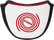 [mytag] Golf Club Head Covers Mallet Putter Headcovers Blade Putter Covers for Odyssey White Hot Putter (Strong Magnetic)