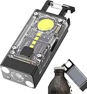 Small Flashlight Multi Tool - Led Keychains Light,Portable Pocket Light, Small Led, Solar Powered, Bottle Opener for Outdoor Camping, Fishing, Walking
