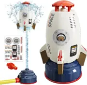 Water Sprinkler for Kids, Outdoor Rocket Launcher for Kids Toys, Summer Garden W
