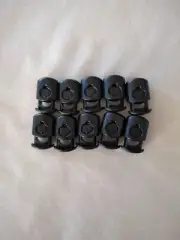 8 Pack Plastic Cord Locks Stopper Single Hole Spring Toggle Upgraded Black New