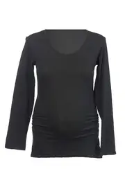 Scoop Neck L/S Tube Tee--RIP-W603