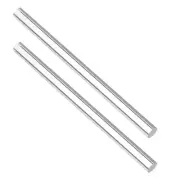 15mmx15mmx250mm Clear Solid Acrylic Hexagon Rod PMMA Bar 2pcs