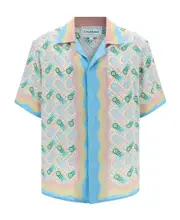 Ping Pong silk shirt XXXL Multicolor