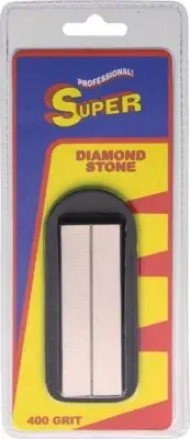 Diamond Sharpener 400 Grit Grit - Great Pocket Sharpener Stone- knives, blades