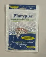 PLATYPUS ORTHODONTIC FLOSSERS FOR BRACES, 30 COUNT