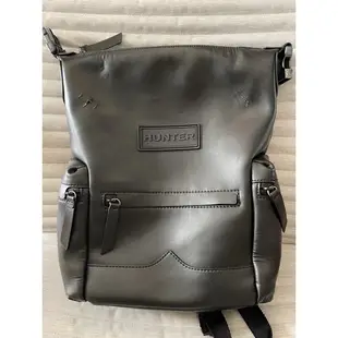 Hunter boots Original TopClip Backpack 橡膠皮革 防水 後背包 筆電包 防水牛皮包