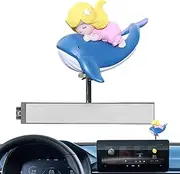 Car Dashboard Decorations, Cartoon Car Dashboard Toy Sliding, Surfing Boy Ornament, Ideal for Women, Boyfriend, Girlfriend Cute Accessories, 3.15x4.33 Inches