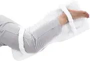 HOMBYS Memory Foam Knee Pillow for Side Sleepers-Leg Pillow for Sleeping with Straps,Hip & Leg Elevation for Pregnancy and Relief Lower Back Pain, Separates The Knees for Body Alignment (28"x11"x4")