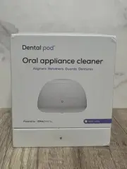 Dental Pod Oral Appliance Cleaner Jet Ultrasonic Cleaning Machine White-Sealed