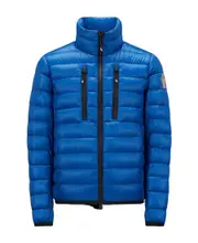 Hers Short Down Jacket 1,4 indigo blue