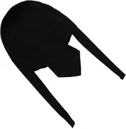 TEHAUX Welding Cap for Grinding Harvesting Sweat Skull Cap with Tie Comfortable Head Wrap for Men Women Helmet Compatible Beanie Black Safety Gear