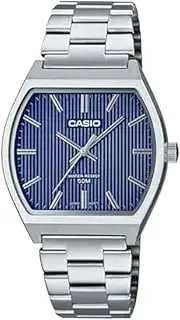 [Casio] Gents Analogue 50M Water Resistant Blue Face, Stainless Steel Band