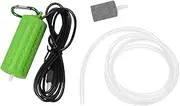 Lyntamy USB Mini Aeration Pump Air Pump Aquarium Aerator Ultra Quiet Mini Fish Tank Go Fishing Oxygen Pump ——Green