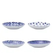 Vietri Santorini Assorted Pasta Bowls, Set of 4