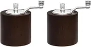 Olympia CE247 Dark Wood Salt and Pepper Mill Grinder Set