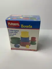 Playskool Bowls Stacking Cups Nest and Stack Brand New Sealed 1986 1980s
