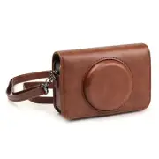 Vintage PU Leather Camera for Case Protective Camera Bag with Strap for C210R