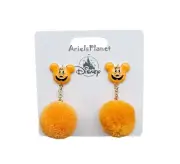 Disney Parks Halloween Mickey Mouse Jack-O-Lantern Plush Earrings