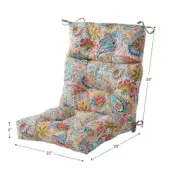 Greendale Home Fashions Dining Chair Cushion 22 " X 44 " Universal, Polyester