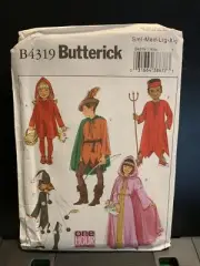 Butterick Pattern b4319 - ONE HOUR COSTUMES Red Riding Hood Robin Hood + S-XL