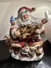 FITZ AND FLOYD, SANTA COOKIE JAR