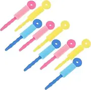 FOMIYES Non Heat Damage Large Foam Roller Hair 9pc Sponge Hair Curlers Easy Diy Curling