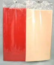 U PICK COLOR Tablecover Tablecloth Plastic Table Cover Party CREATIONS Red IVORY
