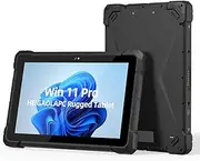 HEIGAOLAPC IP67 Rugged Tablet, N100 (up to 3.4GHz), 8GB RAM 128GB ROM, 10.1 Inch Windows 11 Pro Industrial Tablet PC with 8000mAh/7.6V Battery USB 3.0 / WiFi 5 / BT5.0 / FHD for Outdoor Field Work