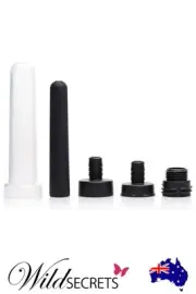 NEW CleanStream Travel Enema Water Bottle Adapter Set (5 Pce), Wild Secrets