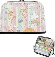 Pencil Box Case Large Capacity Pen Case Big Capacity Stationery Storage for Teen Girls College Ballerina Music Box Cartoon