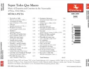 SEPAN TODOS QUE MUERO: MUSIC OF PEASANTS & COURTIERS IN THE VICEROYALTY OF PERU,