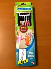 Wonder Hanger 2 Pack Clip Strip, As Seen on TV