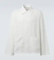 [Our Legacy] Our Legacy Haven striped overshirt UK 16,5 white