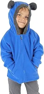 [Generic] Toddler Winter Cloak Coat Sweatshirt Jacket Outerwear Coat Fall Winter Zip Up Cute Ears Hooded Warm Outwear Month Boy