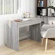 Grey Sonoma Desk: Home & Office Computer Table for Work, Adjustable Height, 101 x 50 x 76.5 Engineered Wood Desks Table Stand