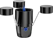 Fish Pond Skimmer – 360° Vortex Water Inlet, Strong Adsorption for Floating Debris, Floating Design Adaptable to Water Levels, Floating Fountain, Easy to Maintain
