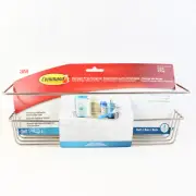 Command Shower Caddy Satin Nickel Caddy New