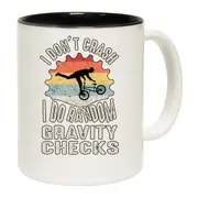 Dont Crash Random Gravity Checks Cycling Bicycle Bike Mug Cup