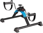 Exercise Bike for Rehabilitation Training/Arm and Leg Training Mini Portable Fitness Equipment Blue and Black