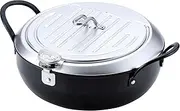 Good TM-9467 TSUBAME-Sanjo Street Iron lid deep Fryer 20 cm: Peace Phrase