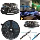 5M 5050 300 LED Strip Waterproof UV RGB Flexible Fish Black Light