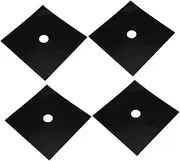 Mobestech 4pcs Non-Stick Stove Top Trivet Covers Reusable Stove Burner Liners for Gas Oven