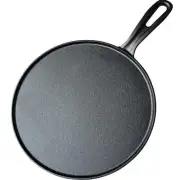 La Cuisine Crepe Tawa Pan for Roti Dosa Comale – Griddle Pizza Pan Cast Iron ...