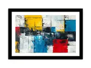 Urban Abstract Framed print Art Poster
