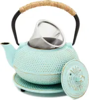 Cast Iron Teapot with Infuser - Japanese Tea Kettle - Loose Leaf Tetsubin & Triv