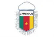 Mini banner flag pennant window mirror cars country banner cameroon