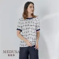 在飛比找森森購物網優惠-現貨【MEDUSA 曼度莎】小鳥天絲棉抽繩長版T恤（M-2L