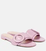 [Gianvito Rossi] Gianvito Rossi Leather slides AU 7 beige