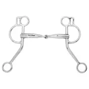 HILASON 5" Western Stainless Steel Horse Mouth Snaffle Bit